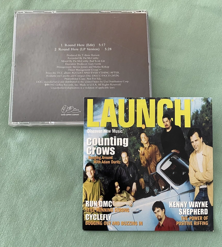 Counting Crows     **PROMO CD LOT**      Round Here  --  Launch - Image 1 of 1