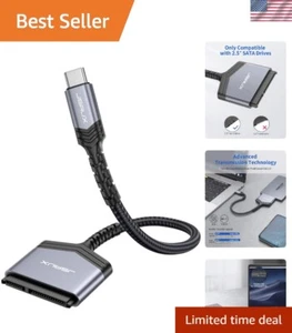 5Gbps USB-C 3.1 to SATA Adapter for External SSD/HDD - Portable & Efficient - Picture 1 of 9