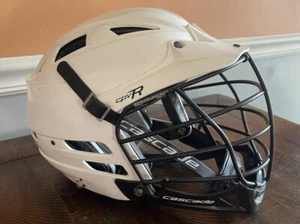 Cascade CPV-R weiß Lacrosse Helm verstellbare Passform S/M-R Gesichtsmaske Kinnriemen - Bild 1 von 10