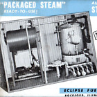 1947 McKee Eclipse emballé chaudière à vapeur à gaz calendrier buteur d'encre Rockford IL