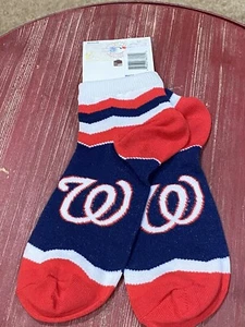 Washington Nationals MLB Women's Low Cut Socks - Size Medium (6-11) ~ NWT - Picture 1 of 4