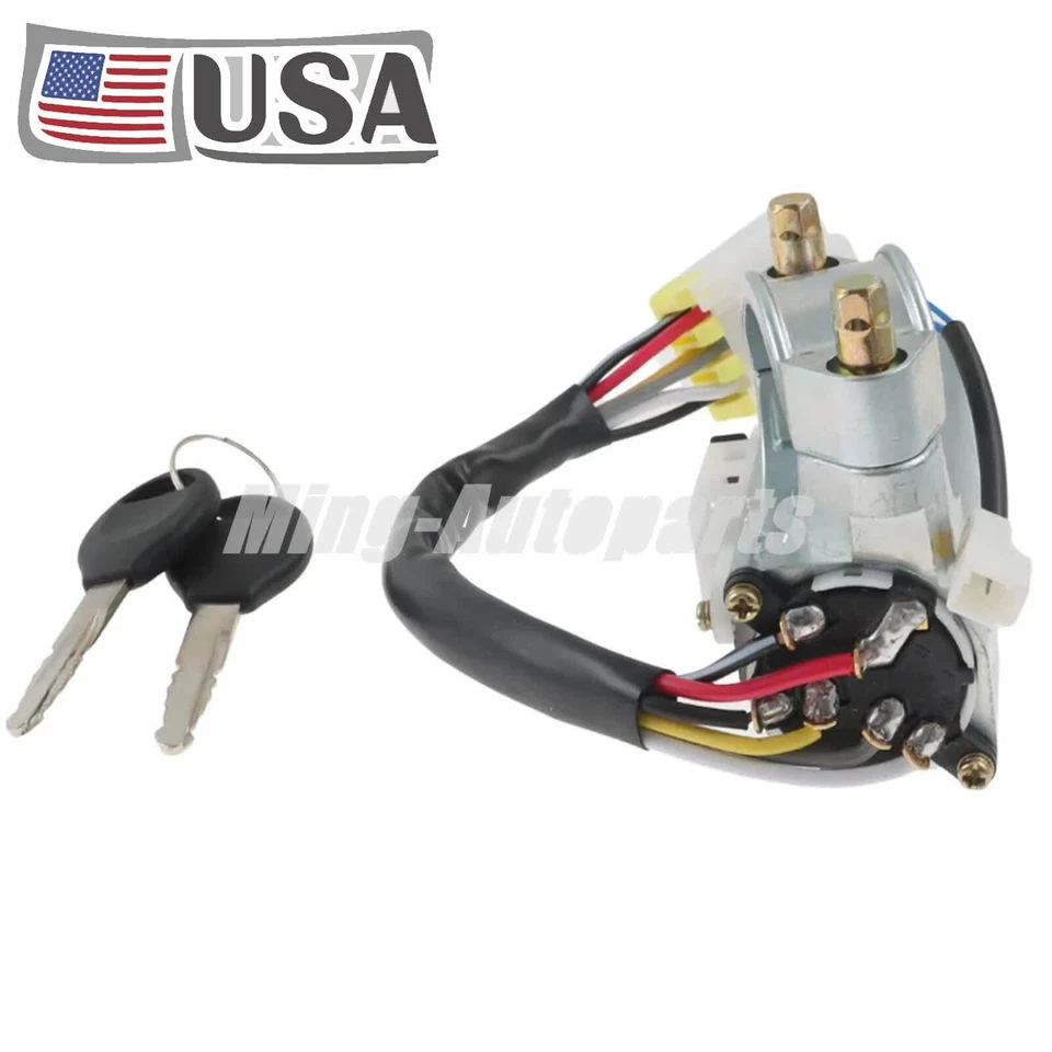 New Ignition Lock Cylinder and Switch with 2 Keys for Nissan 200SX 1995-1998 - Imagem 1 de 4
