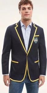 Brooks Brothers x Vitale Barberis Regent Wool Rowing Blazer Navy 42 - Picture 1 of 24