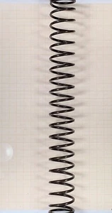 Druckfeder, Länge 280mm, Außen Ø35,2mm, Drahtstärke 3,2mm    (455) - Bild 1 von 2