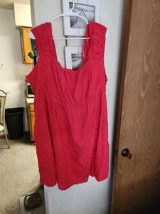 Old Navy Womens 3x Dark Pink Summer Dress - Picture 1 of 7