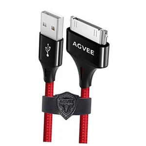  2 Stück 4 Fuß 30 Pin Ladekabel Aufladen für alten iPod Touch 4 3 2 4 Fuß + 4 Fuß rot - Bild 1 von 8