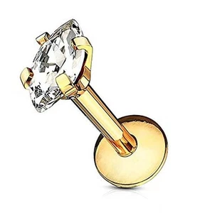 Tragus Earring, Labret Jewelry 16g, Tragus Piercing Jewelry Surgical Steel, - Picture 1 of 7