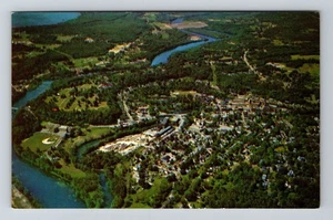 Franklin NH-New Hampshire Luftaufnahme der Stadt Vintage Souvenir Postkarte - Bild 1 von 2