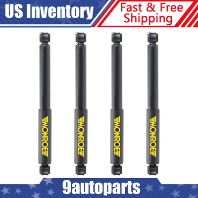 Front & Rear Shock Absorbers Monroe Matic Plus For AM General Ford Jeep Willys - Image 1 of 4