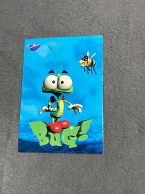 Vintage 1995 MAX RACKS Advertising Postcard BUG Sega Saturn Video Game Art RARE