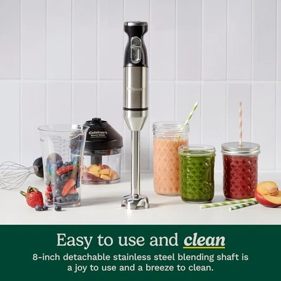 CSB-179 Smart Stick Variable Speed Hand Blender Stainless Steel Kitchen Tool - image 1 of 4