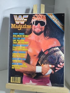 WWF Magazine Feb/Mar 1987 Randy Savage w/ 1986-87 catalog. - Picture 1 of 8