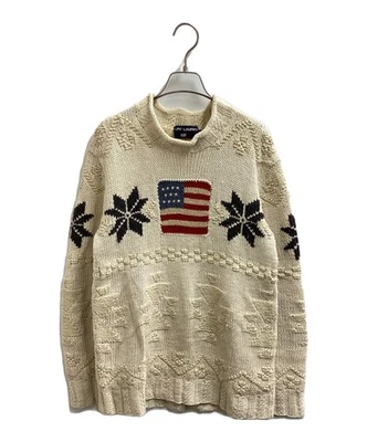 POLO SPORT Algodón Cuello Redondo Tejido / Estrellas y Rayas Talla: M Beige Hombre Foto 1 de 4