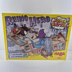 Rhino Hero Super Battle 3D Card Stacking Game by HABA Family Boardgame - Picture 1 of 3
