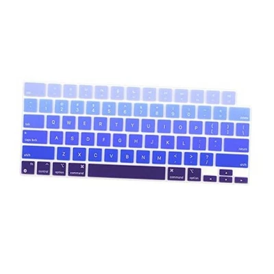  Keyboard Cover Skin for 2024-2022 MacBook Air 13.6 inch 15.3 inch Ombre Blue - Image 1 of 4