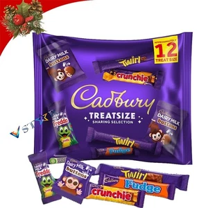 Cadbury Treatsize Chocolate Bar Selection Bag 223g Crunchie, Twirl, Freddo - Picture 1 of 5