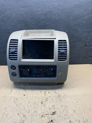 2005-2008 Nissan Pathfinder Radio A/C Heat Temperature Climate Control t1642 DG - Image 1 of 4