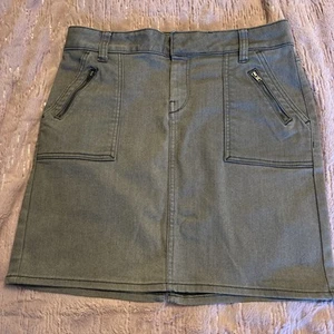 Tommy Hilfiger Grey Short Denim Skirt Womens UK 8-10.US SIZE 6 - Picture 1 of 11