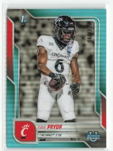 2025 Bowman Chrome University Evan Pryor #118 Aqua /325 - Picture 1 of 2