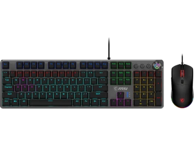 MSI Forge GK310 Mechanical Gaming Keyboard & Mouse Combo w/ Magnetic Cover - Hot - Image 1 of 4