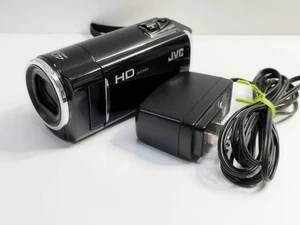 JCV Everio GZ-HM460 HD Camcorder Video camera 16GB 40x Optical Zoom Black - Picture 1 of 6