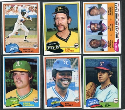 1981 Topps Baseball NM Clean #1-350 Complete Your Set You Pick - Image 1 of 2