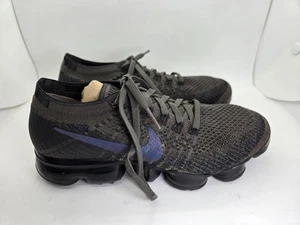Nike Air Vapormax Flyknit Shoes Women's 6 Midnight Fog Running Athletic Sneakers - Picture 1 of 9