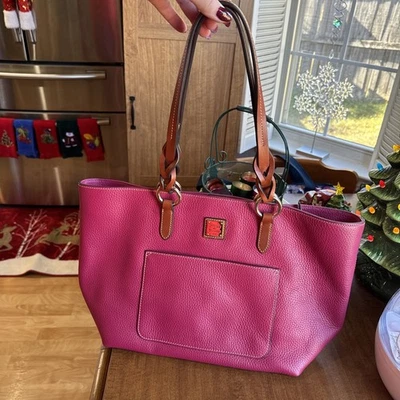 Dooney Bourke Large Leather Tote Bag - Image 1 of 4