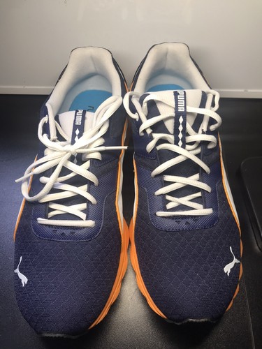 Taglia 9 5 PUMA Transport Blu Arancione Scarpe Uomo