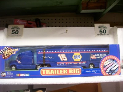 2002 1/64 #15 MICHAEL WALTRIP NAPA STARS & STRIPES NASCAR HAULER WINNERS CIRCLE - Image 1 of 4