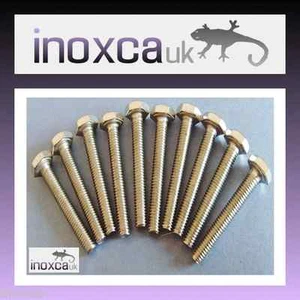 8 M6 X 40 mm HEX HEAD SET SCREW BOLT A2-70 STAINLESS STEEL HEXAGON HD GRADE 304 - Picture 1 of 1