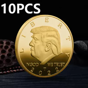 10 Pcs THE REVENNGE TOUR President Challenge Great EAGLE 2024 Donald Trump Coin - Picture 1 of 7