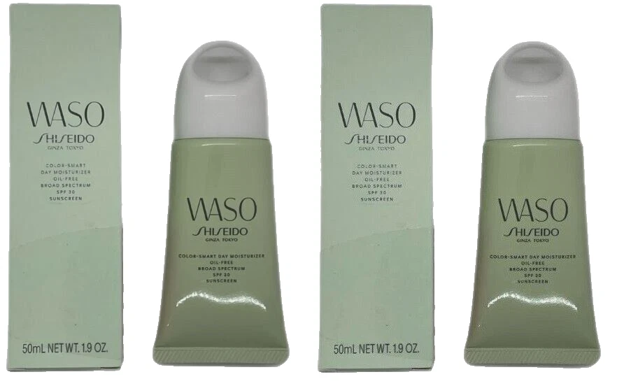 2x Waso Shiseido Color Smart Day Moisturizer Oil-Free SPF 30 Sunscreen 1.9 fl oz - Image 1 of 1
