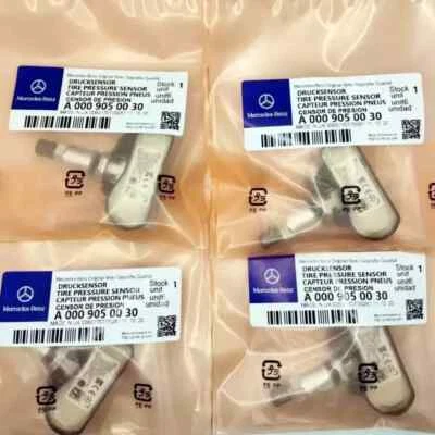 4PCS For Mercedes W205 W212 Engine TPMS Tire Pressure Sensor OEM A0009050030 - Image 1 of 4