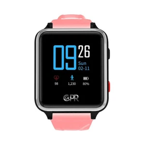 CPR Guardian II – SOS Persönlicher Alarm Uhr mit GPS Ortungsverfolgung, Rosa - Bild 1 von 4