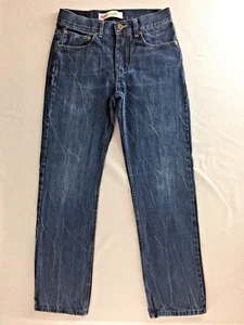 Levis 514 Jeans Straight Leg All Cotton Boys Size 16 Reg 28" x 28" - Picture 1 of 11