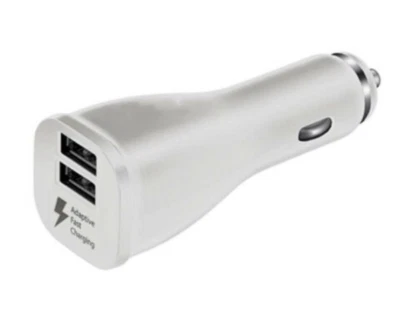Adaptador cargador coche doble puerto USB carga rápida rápida para HTC SAMSUNG LG iPhone Foto 1 de 4