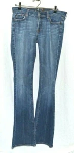 7 FOR ALL MANKIND U075080U Faded Light Wash Bootcut Jeans Women's Size 29 EUC - Picture 1 of 2