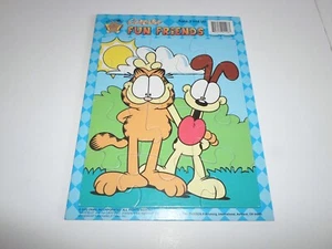 Complete! Garfield & Odie 12 Piece Frame Tray Puzzle Friends Summer *Great Shape - Picture 1 of 5
