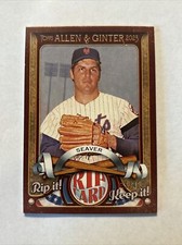 2023 Topps Allen & Ginter Tom Seaver Unripped Rip Card #29/41 SSP Mets Legend