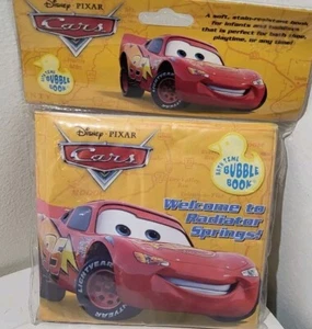 Disney Pixar Cars Mcqueen Bath Time Bubble Book 2006 - Picture 1 of 6