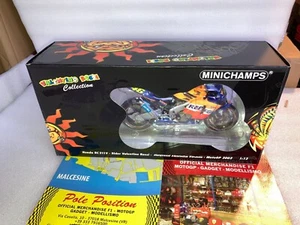 122027146 MINICHAMPS 1:12 HONDA 2002 REPSOL REPRINT V. ROSSI SHIP. WORLDW. - Picture 1 of 8