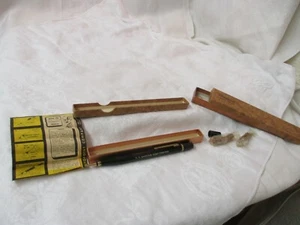 1941 black Deluxe Autopoint Mechanical Pencil #52GS w/ Boxes Advertising mono - Picture 1 of 9
