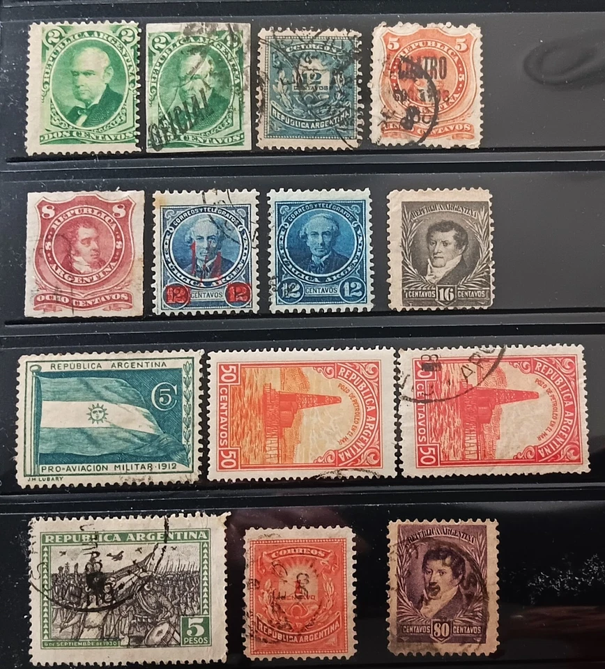1877 to 1930 Argentina collection of 14used and unused stamps - Image 1 of 1