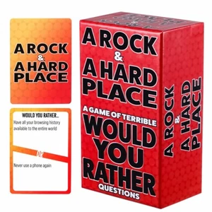 Una roccia e un posto difficile vorresti preferire - Gioco di carte per adulti party giochi di carte - Foto 1 di 7