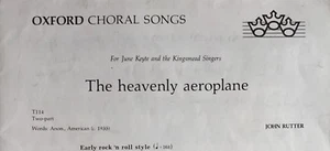 The Heavenly Aeroplane by J.Rutter - Picture 1 of 1