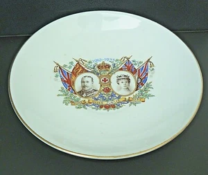 VALE China  1935 KING GEORGE V & QUEEN MARY Silver Jubilee - Shallow Bowl / Dish - Picture 1 of 3