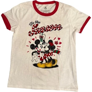 Disney Parks Mickey Minnie Mouse Erwachsene Weihnachten T-Shirt Tis The Season Medium - Bild 1 von 6