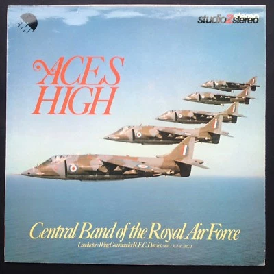 ACES HIGH Military LP Central Band RAF Luftwaffe March Colditz Zorba Soundtracks - Image 1 of 4