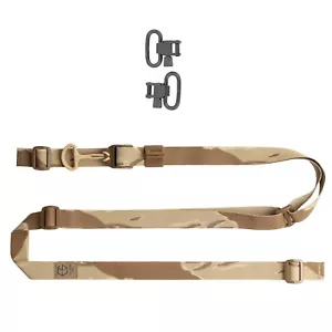 ESD ESK Desert Tiger Stripe Sling + Steel Swivels for Weatherby Mark V Rifle - Picture 1 of 5